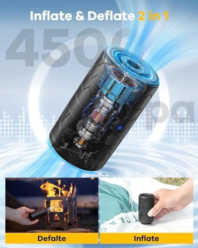 Mini Rechargeable Air Pump Boyle 4500Pa for Inflatables - Lightweight Powerful