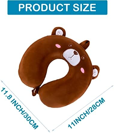 DUANY STOREKids Cute Travel Neck Pillow for Airplane Backup Support