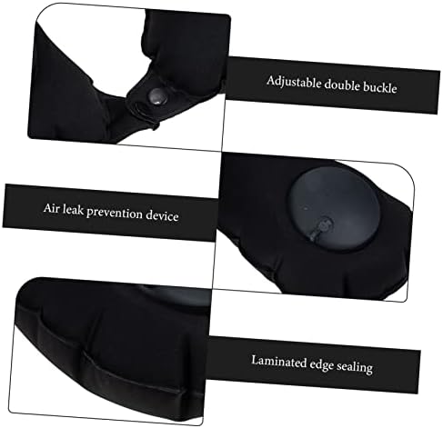 Convenient Inflatable Travel Pillow for Airplane Comfort and Neck Support
