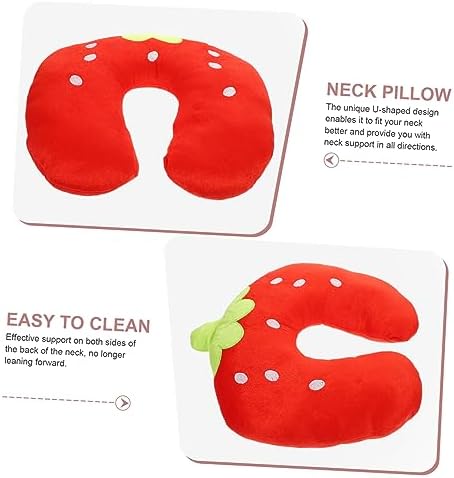 LIFKOME U-Shaped Travel Neck Pillow with PP Cotton Fill