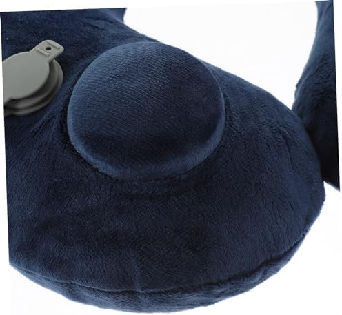 Head neck comfort inflable pillow for airplane travel