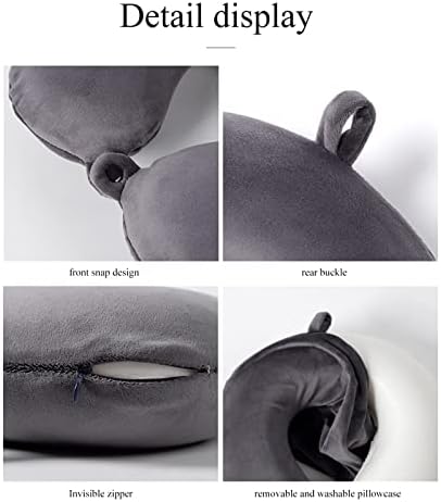 Perfect for Travel Portable Memory Foam Neck Pillow for Airplanes Cars and Office Use