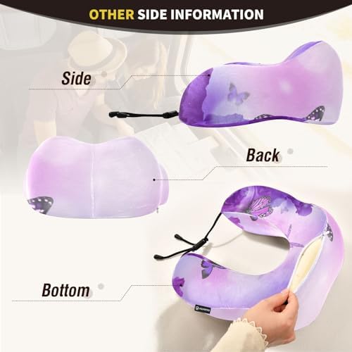 ALAZA Neck Travel Pillow for Sleeping and Comfort