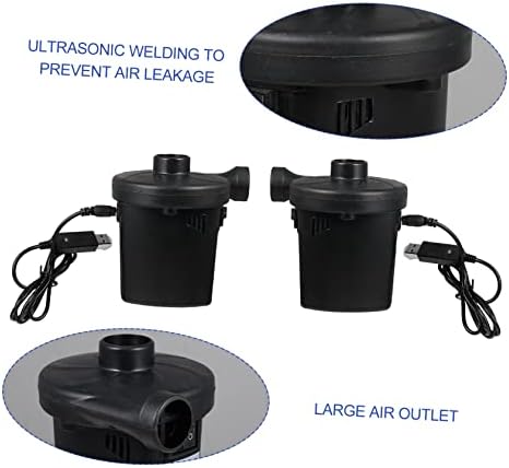 Lightweight Rechargeable USB Pump for Inflating Air Mattresses More