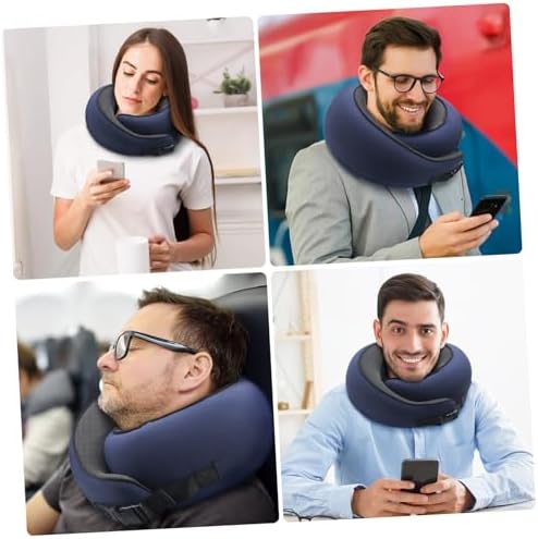 Neck Support Travel Pillow for Airplane Portable