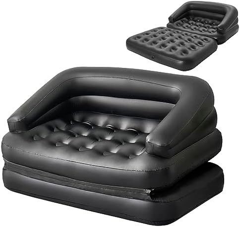 RAPTAVIS Inflatable Sofa Bed Full Size for Camping and Outdoor Use