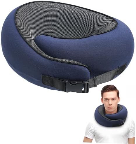 U-Shape Memory Foam Travel Pillow with Neck Support