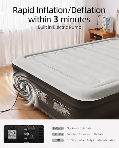 Quick Inflatable Air Mattress for Sleepers