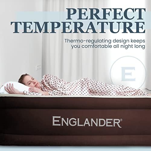 Engladder Twin Air Mattress - Double High 300-LB Capacity Luxury Camping Bed
