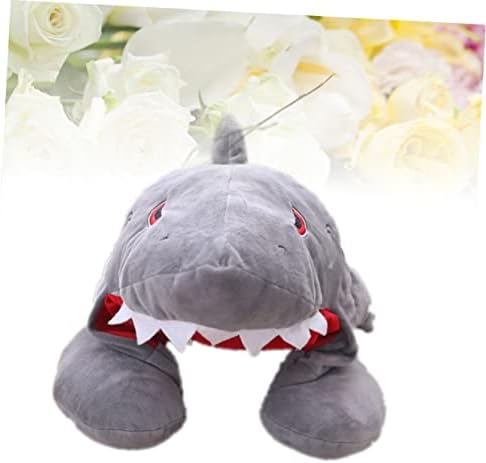 Goofy Shark Hat Travel Neck Pillow for Car and Airplane Sleep