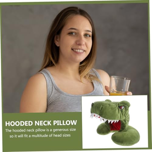 PrettyZoom Dinosaur Neck Pillow for Travel Support Your Neck While on the Go
