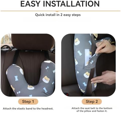 Car Headrest Pillow for Kids