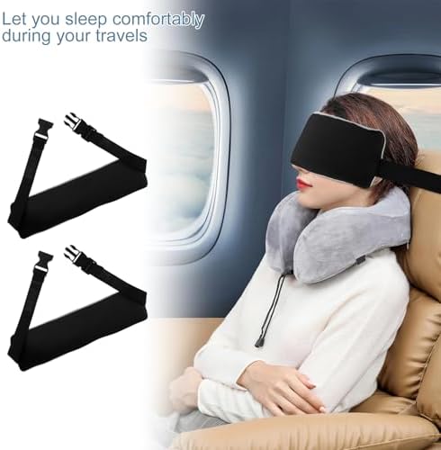 Adjustable Travel Pillow Head Strap for Neck Support