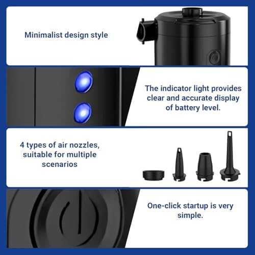 Compact Air Pump for Inflatable Items