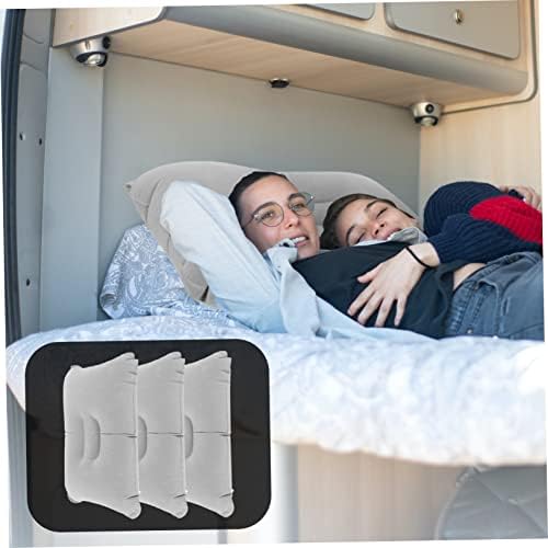 Ergonomic Multi-Functional Travel Pillow for Camping and Airplane Sleep Comfortable Support for Neck and Back