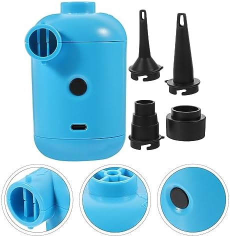 Electric Air Pump Rechargeable Portable Setup for Inflatable Mattresses Pools More