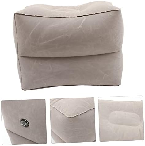 Safe Inflatable PVC Foot Pillow for Airplane Car Train