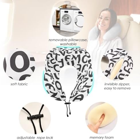 ALAZA Travel Neck Pillow for Airplanes