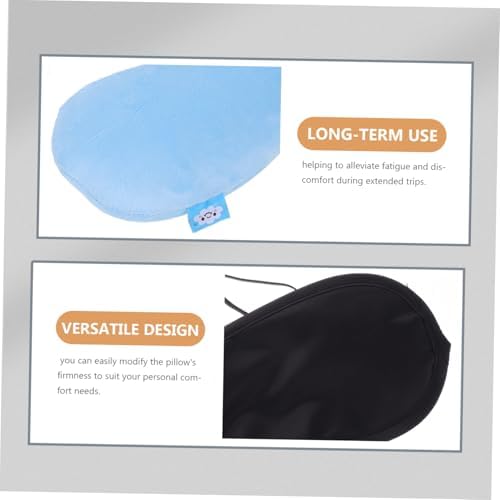 U Shaped Inflatable Travel Pillow - Neck Support for Airplanes and Cars