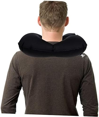 ABOOFAN Portable Inflatable Travel Pillow Neck Support Comfort for Flights More