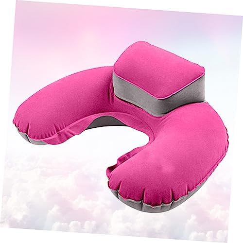 Cabilock U-Shape Inflatable Pillow for Travel Sleep Lightweight with Earplugs