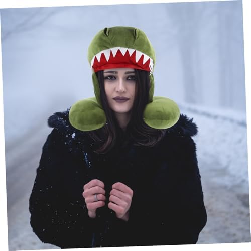 Premium Plush Animal Hooded Neck Pillow for Travel