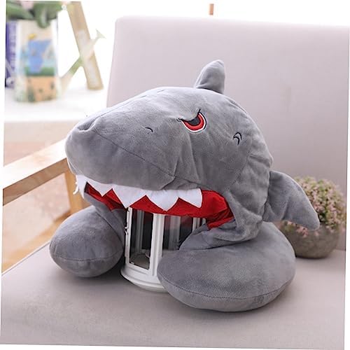 Shark Head Travel Pillow for Adults and Kids Unisex Perfect for Sleeping Wearing and Fun Parties