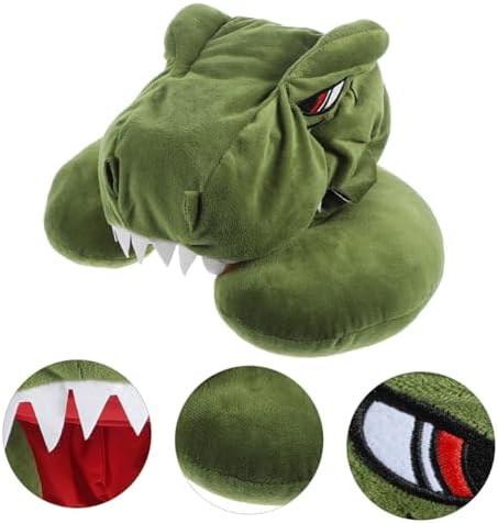 Cool Cylindrical Dinosaur Pillow for Travel