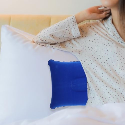 Healifty Inflatable Travel Pillow Neck Support for Hiking Camping Home and Office