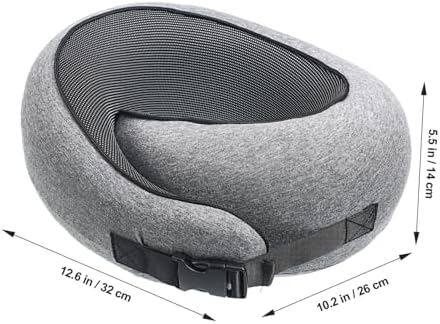 Travel Pillow Shaped Neck Support for Airplane Straps
