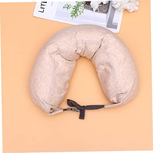 Soft Elastic U-Shaped Travel Pillow for Neck Support Office Home Use