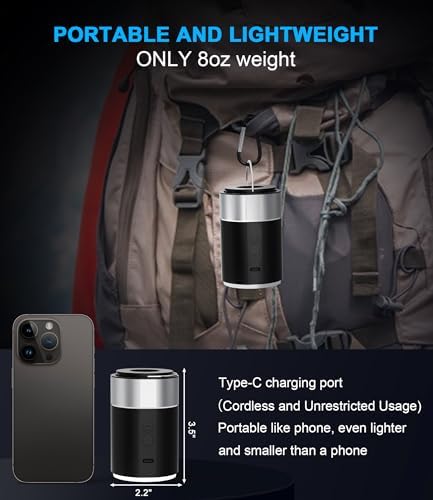 BEAUTYOVO Compact Air Pump with LED Light