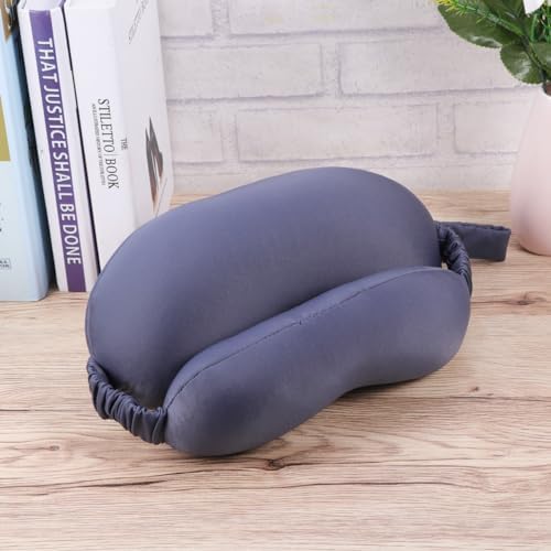 Ergonomic Travel Pillow with Eye Mask Comfort for Neck and Eyes