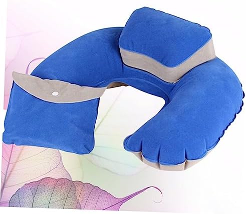 Sapphire Blue U-Shape Travel Pillow for Comfort on the Go