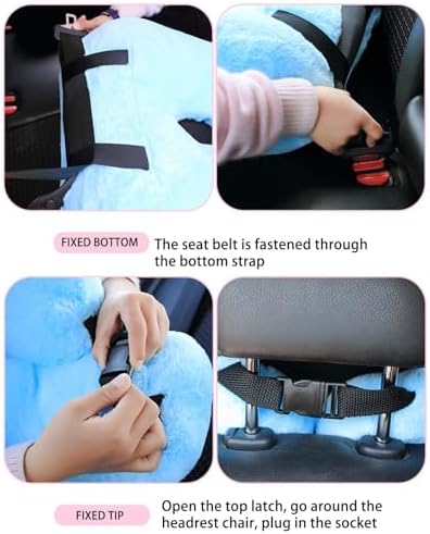 U-Shaped Travel Pillow for Kids Large Ergonomic Support for Comfort on the Go