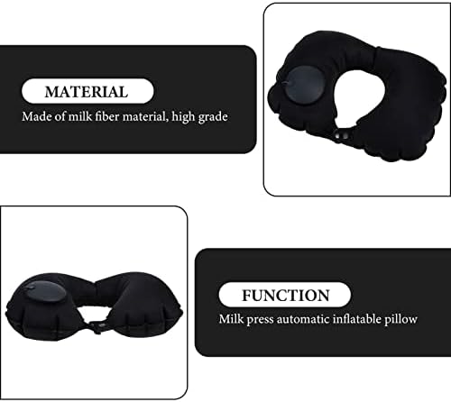 Portable Inflatable Travel Pillow Neck Support for Car Plane Office and Train
