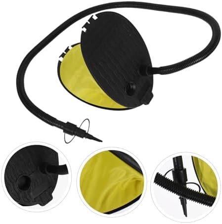 Bellow Foot Pump Inflator Collapsible Foot Air Pump for Camping Sleeping Pads Yoga Balls and Air Mattresses