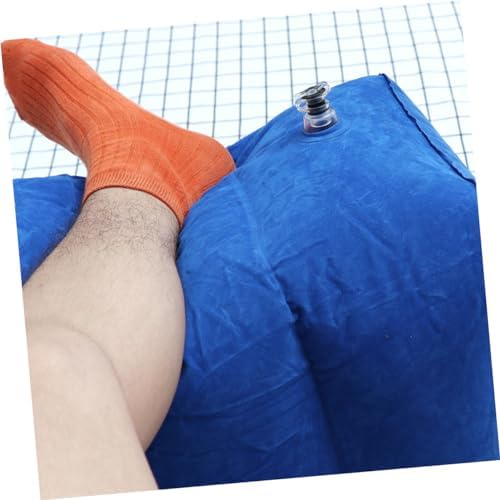 GRIRIW Inflatable Foot Rest Pillow for Travel and Office Comfort