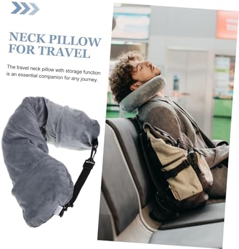 MAGICLULU Stuffable Travel Neck Pillow with Storage Bag