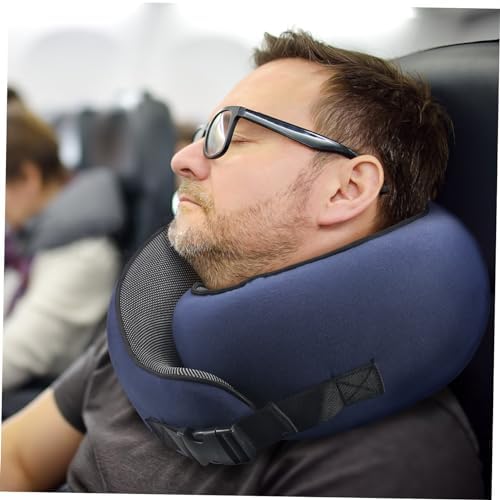Neck Support Travel Pillow for Airplane Portable