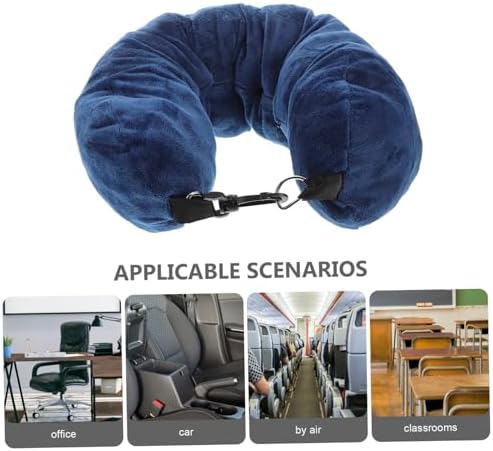 Adjustable Travel Neck Pillow with Storage Bag