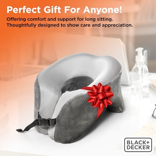BLACKDECKER Memory Foam Travel Neck Pillow