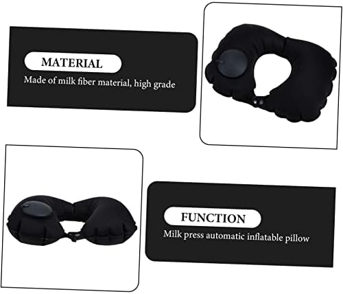 ABOOFAN Portable Inflatable Travel Pillow Neck Support Comfort for Flights More