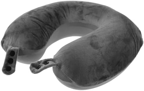 JEWEDECO U-shaped Memory Neck Pillow for Travel and Office Cervical Support