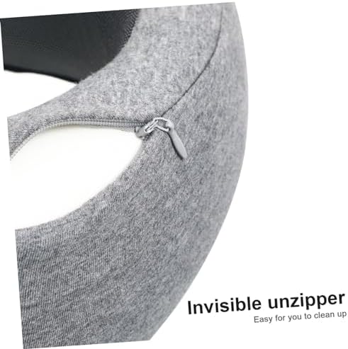PrettyZoom Travel Pillow for Airplane Neck Support Red Design