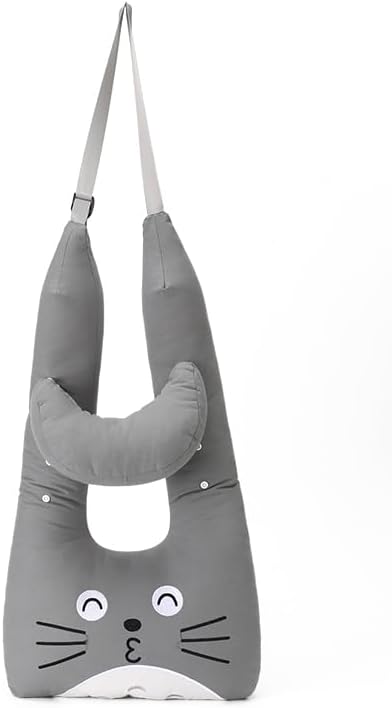 Long Huo U-Shaped Travel Pillow for Adults and Kids - Skin-Friendly Car Seat Pillow for Road Trips