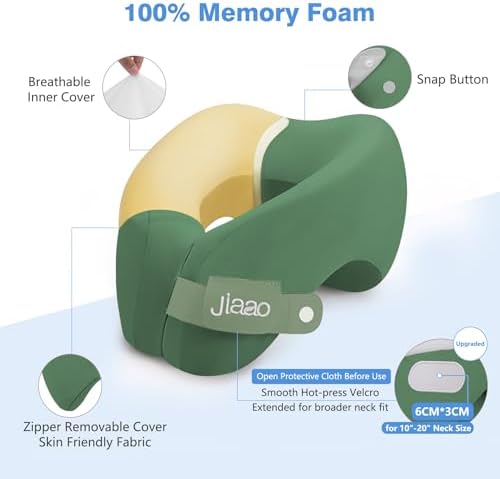 Memory Foam Neck Pillow for Travel