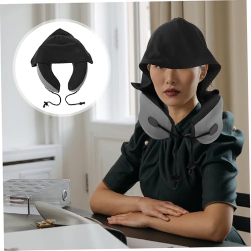 Garneck Travel Pillow - U-Shape Memory Foam Neck Support Pillow for Car Office and Sleep