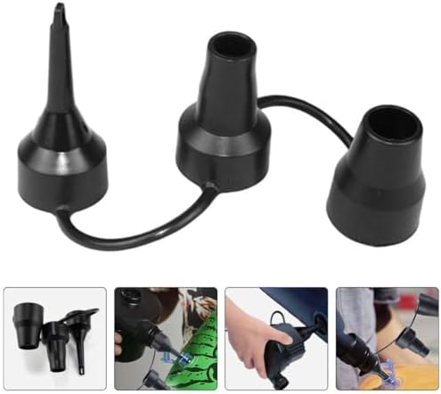 Happyyami 8pcs Air Pump Nozzle Attachments for Inflatable Beds and Air Mattresses