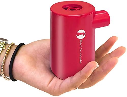 Red Suricata Rechargeable Air Pump Mini Portable For Inflatables